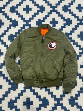 Alpha Industries Flight Bomber Reversible Jacket Women’s Size Small